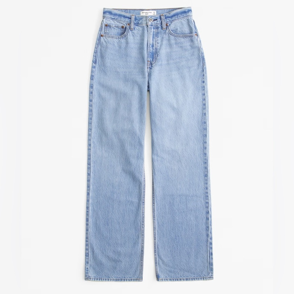 Abercrombie & Fitch - Curve Love High Rise Loose Jean - size 29 / 8